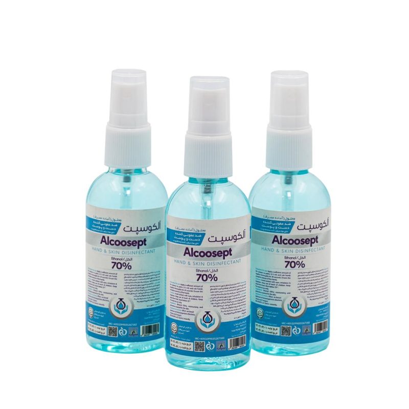 محلول ضدعفونی کننده اسپری 60 سی سی آلکوسپت - Image 4