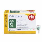 سرسوزن قلم انسولین پیک سلوشن گیج 6 بسته 100 عددی