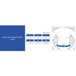 کمربند طبی نرم منفذدار پاک سمن کد 147 - Image 3