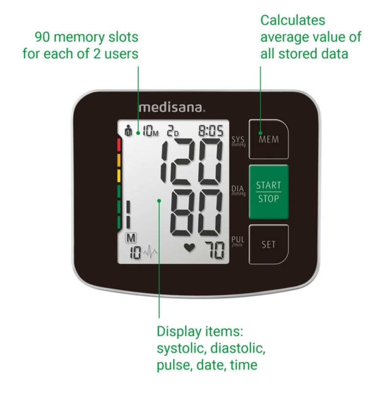 فشارسنج بازویی دیجیتالی مدیسانا مدل BU516 - Image 3