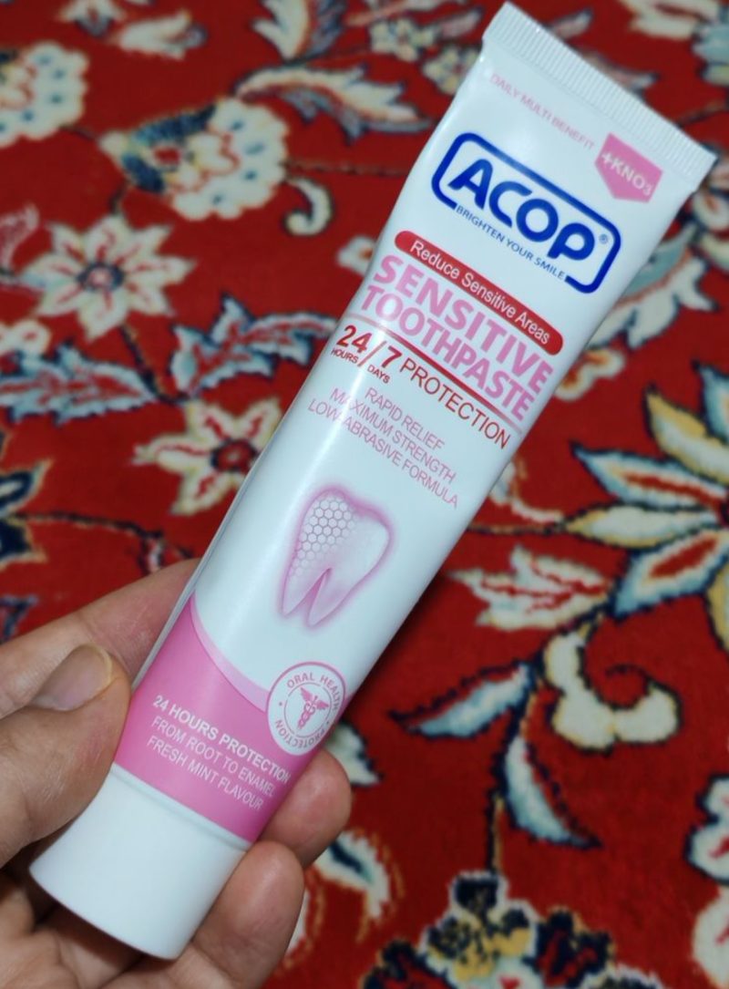 خمیردندان ACOP مدل SENSITIVITY &GUM حجم 90 گرم - Image 3