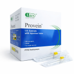 آنژیوکت زرد لارس سایز 24 بسته 100 عددی