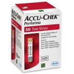 نوار تست قند خون اکیوچک بسته 50 عددی مدل پرفورما