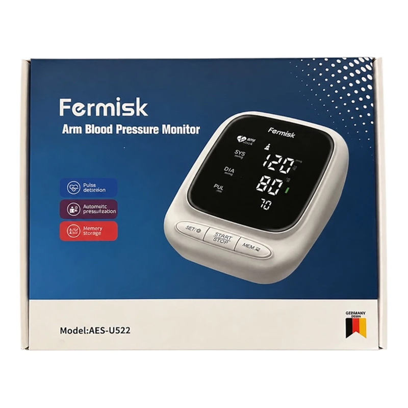 فشارسنج FERMISK فشارسنج بازویی دیجیتالی Fermisk مدل AES-U522 - Image 1